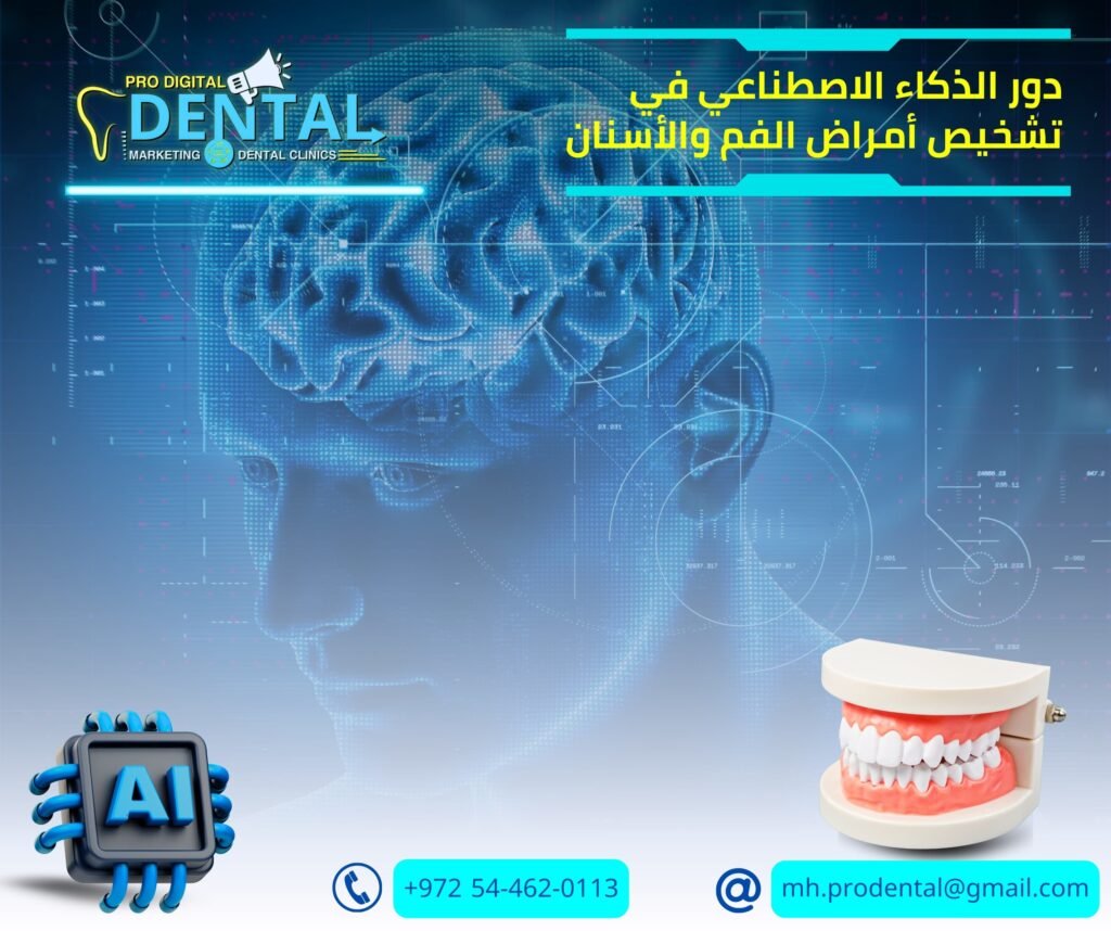 دور الذكاء الاصطناعي في تشخيص أمراض الفم والأسنان